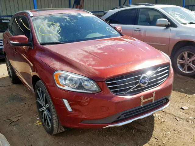 YV4612RK1F2721090 - 2015 VOLVO XC60 T5 MAROON photo 1