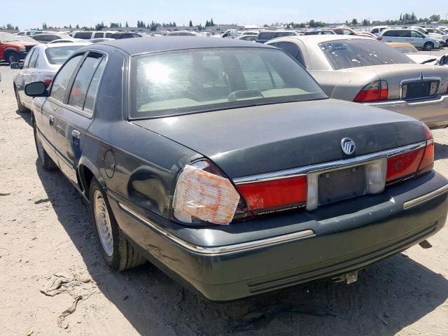 2MEFM75W4XX691533 - 1999 MERCURY GRAND MARQ GREEN photo 3