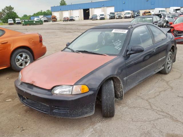 1HGEJ1223RL039508 - 1994 HONDA CIVIC EX BLACK photo 2