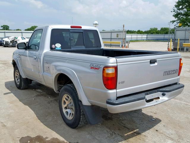 4F4YR12U34TM04226 - 2004 MAZDA B3000 SILVER photo 3