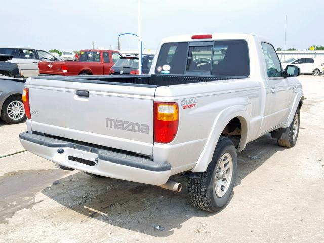 4F4YR12U34TM04226 - 2004 MAZDA B3000 SILVER photo 4