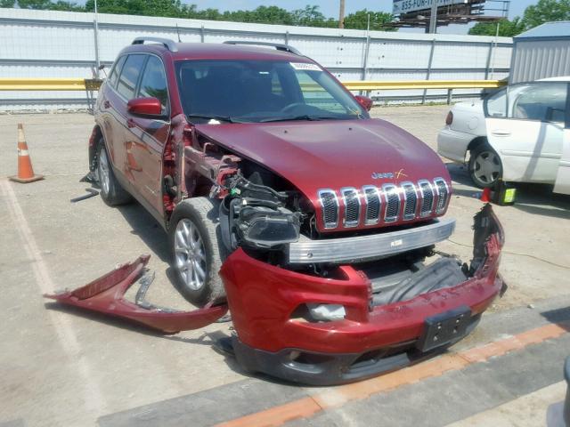 1C4PJMCS7EW297756 - 2014 JEEP CHEROKEE L RED photo 1