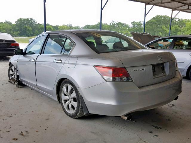 1HGCP3F86AA017275 - 2010 HONDA ACCORD EXL SILVER photo 3