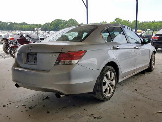 1HGCP3F86AA017275 - 2010 HONDA ACCORD EXL SILVER photo 4