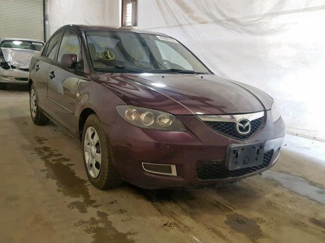 JM1BK12GX71654205 - 2007 MAZDA 3 I BURGUNDY photo 1