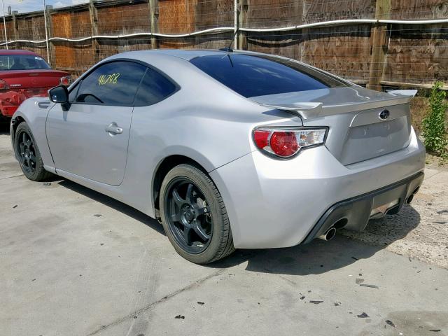 JF1ZCAC17D2613841 - 2013 SUBARU BRZ 2.0 LI SILVER photo 3