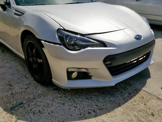 JF1ZCAC17D2613841 - 2013 SUBARU BRZ 2.0 LI SILVER photo 9