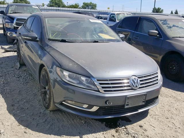 WVWHU7ANXDE509922 - 2013 VOLKSWAGEN CC LUXURY GRAY photo 1