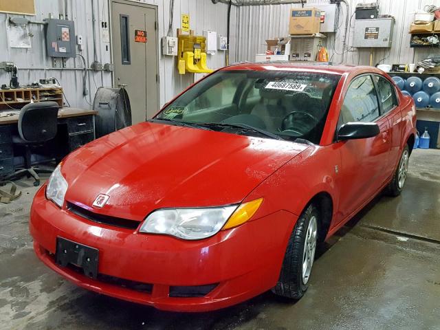 1G8AN12F54Z146872 - 2004 SATURN ION LEVEL RED photo 2