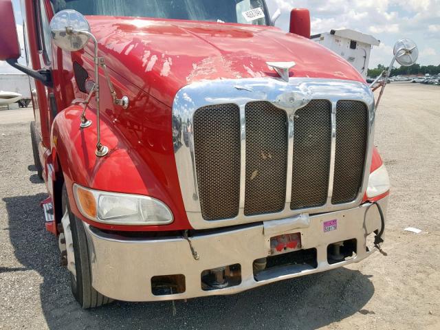 1XP7D49X37D697966 - 2007 PETERBILT 387 RED photo 9