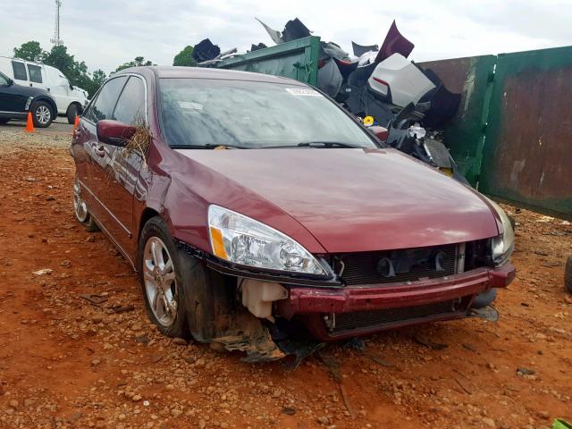 1HGCM56386A142553 - 2006 HONDA ACCORD SE RED photo 1