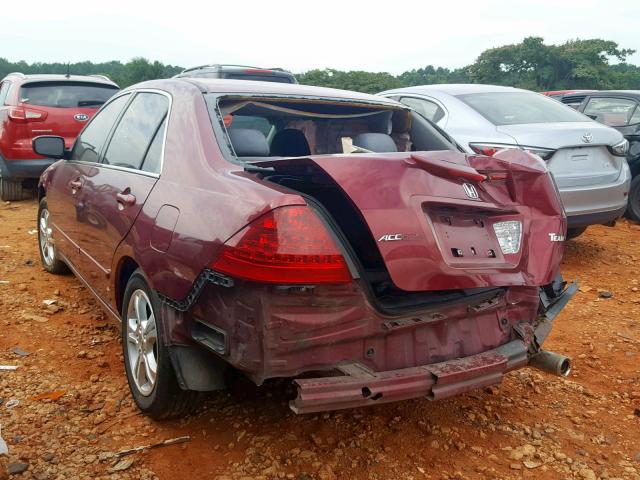 1HGCM56386A142553 - 2006 HONDA ACCORD SE RED photo 3