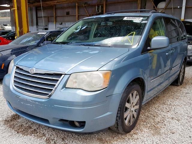 2A8HR54149R647229 - 2009 CHRYSLER TOWN & COU BLUE photo 2