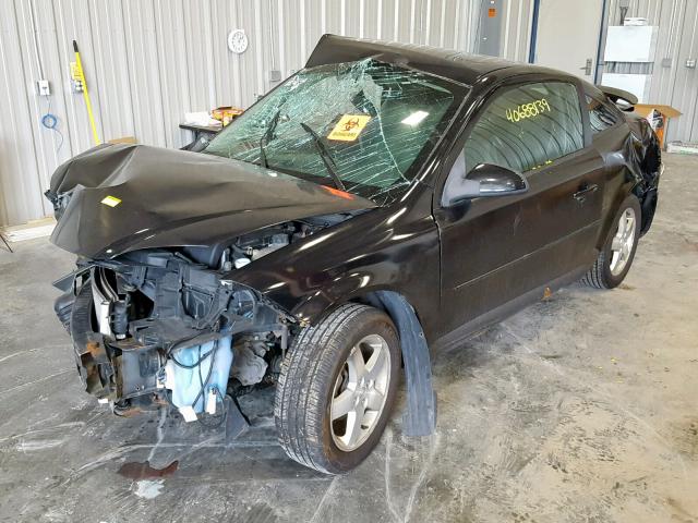 1G1AL15F067715013 - 2006 CHEVROLET COBALT LT BLACK photo 2