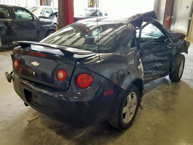 1G1AL15F067715013 - 2006 CHEVROLET COBALT LT BLACK photo 4