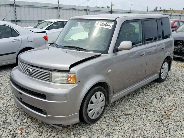 JTLKT324864072524 - 2006 TOYOTA SCION XB GRAY photo 2