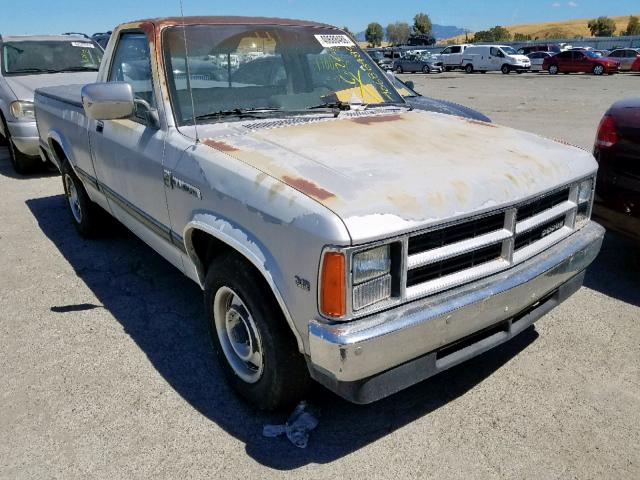 1B7GN14X6JS762784 - 1988 DODGE DAKOTA GRAY photo 1