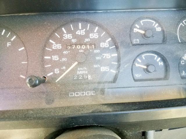 1B7GN14X6JS762784 - 1988 DODGE DAKOTA GRAY photo 8