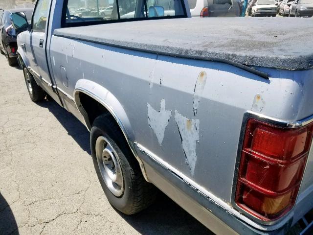 1B7GN14X6JS762784 - 1988 DODGE DAKOTA GRAY photo 9