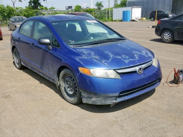 2HGFA15237H007684 - 2007 HONDA CIVIC DX BLUE photo 1