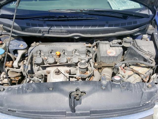 2HGFA15237H007684 - 2007 HONDA CIVIC DX BLUE photo 7