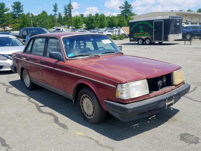 YV1AA8840L1400043 - 1990 VOLVO 240 BASE MAROON photo 1