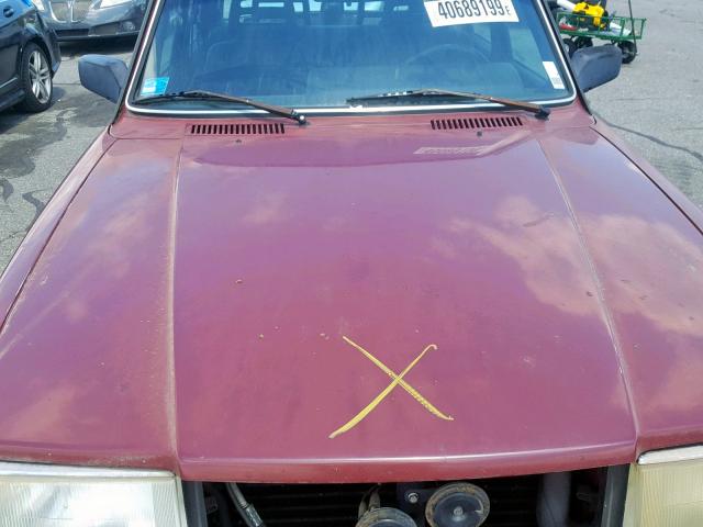 YV1AA8840L1400043 - 1990 VOLVO 240 BASE MAROON photo 7