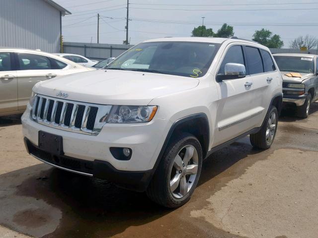 1C4RJFCT3CC270159 - 2012 JEEP GRAND CHER WHITE photo 2