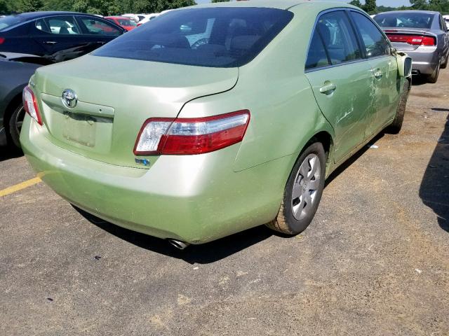 JTNBB46K173007207 - 2007 TOYOTA CAMRY NEW GREEN photo 4