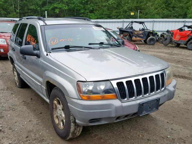 1J4GW48S0YC103952 - 2000 JEEP GRAND CHER SILVER photo 1