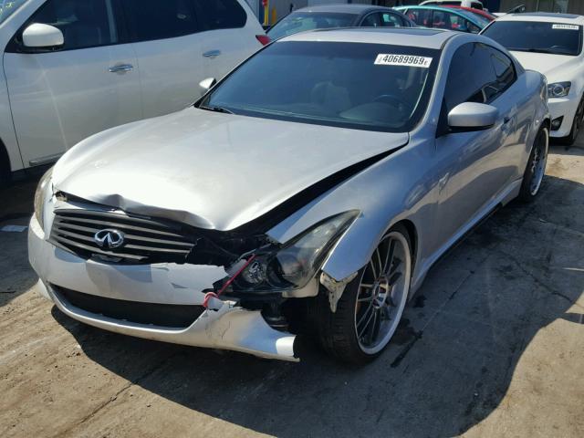 JNKCV64E48M104968 - 2008 INFINITI G37 BASE SILVER photo 2