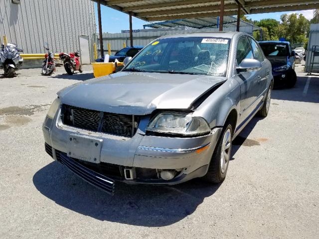 WVWPD63B04P206998 - 2004 VOLKSWAGEN PASSAT GLS GRAY photo 2