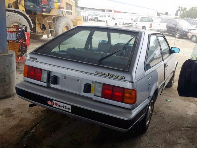 JN1HT14S4CT013139 - 1982 DATSUN STANZA GRAY photo 4