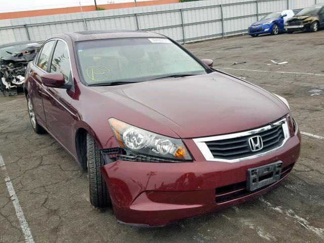 1HGCP2F8XAA070409 - 2010 HONDA ACCORD EXL MAROON photo 1