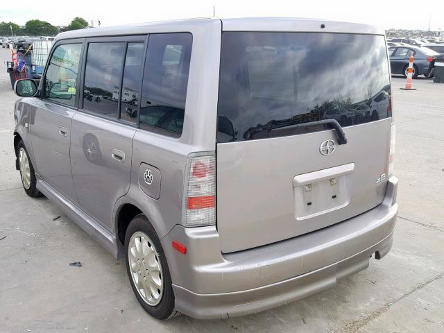 JTLKT324754004083 - 2005 TOYOTA SCION XB 灰色 照片 3