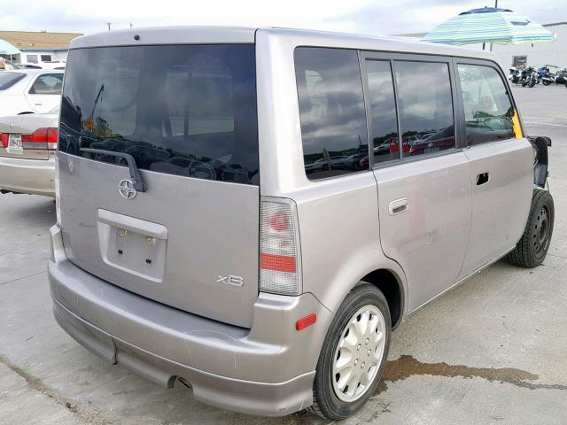 JTLKT324754004083 - 2005 TOYOTA SCION XB 灰色 照片 4