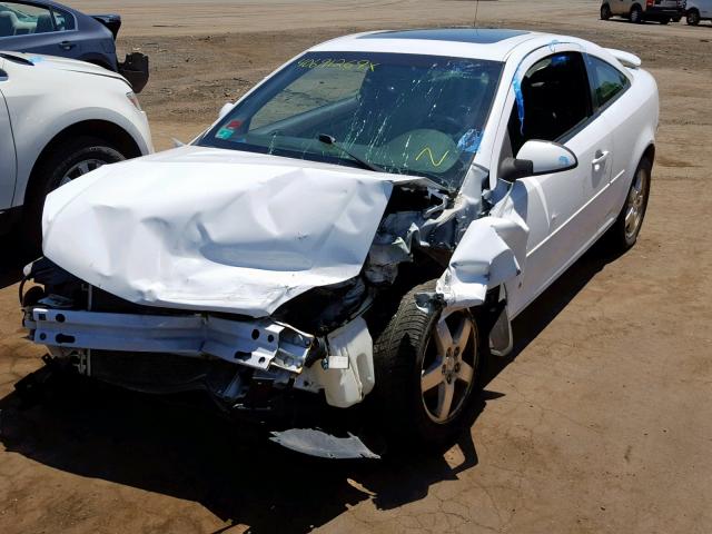 1G1AL15F277204517 - 2007 CHEVROLET COBALT LT WHITE photo 2