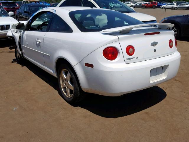 1G1AL15F277204517 - 2007 CHEVROLET COBALT LT WHITE photo 3