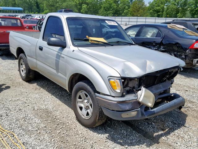 5TENL42N41Z801805 - 2001 TOYOTA TACOMA SILVER photo 1