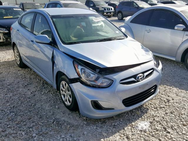 KMHCT4AE6EU653143 - 2014 HYUNDAI ACCENT GLS BLUE photo 1