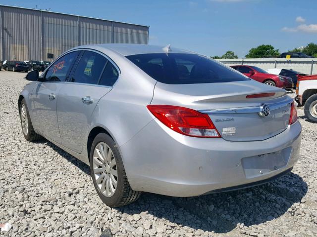 2G4GS5EK8C9194847 - 2012 BUICK REGAL PREM SILVER photo 3