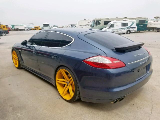 WP0AB2A7XAL064116 - 2010 PORSCHE PANAMERA S BLUE photo 3