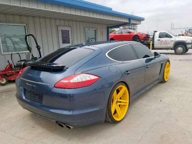 WP0AB2A7XAL064116 - 2010 PORSCHE PANAMERA S BLUE photo 4