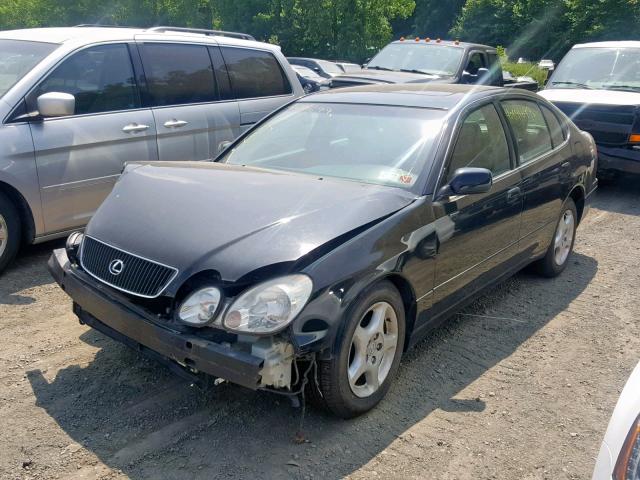 JT8BD68S9Y0088563 - 2000 LEXUS GS 300 BLACK photo 2