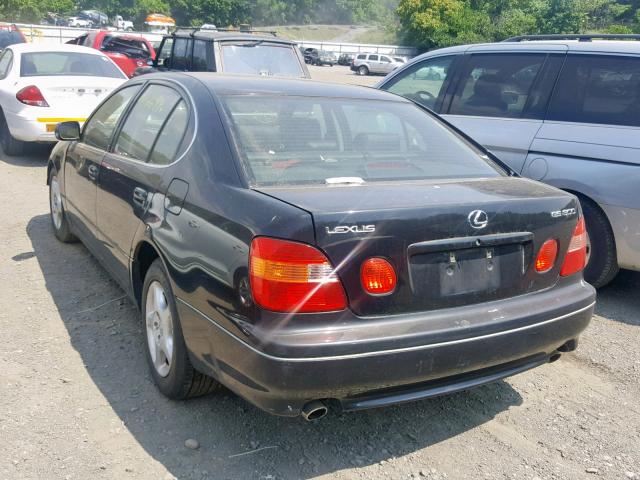 JT8BD68S9Y0088563 - 2000 LEXUS GS 300 BLACK photo 3