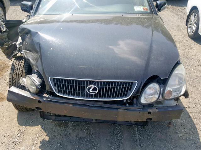 JT8BD68S9Y0088563 - 2000 LEXUS GS 300 BLACK photo 7