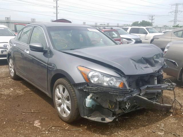 1HGCP36829A047739 - 2009 HONDA ACCORD EXL GRAY photo 1