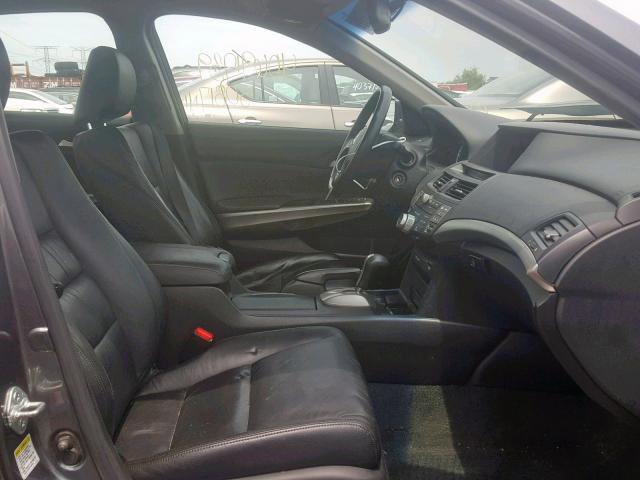 1HGCP36829A047739 - 2009 HONDA ACCORD EXL GRAY photo 5