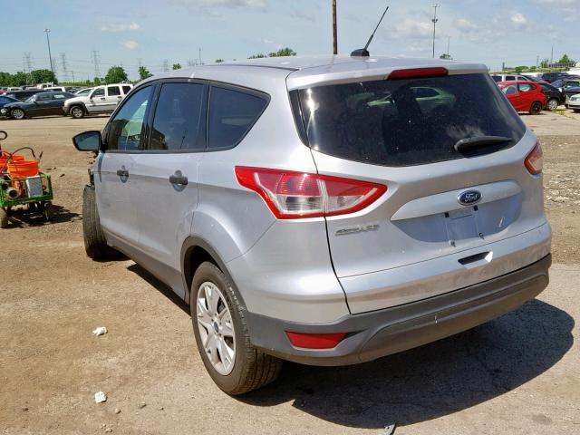 1FMCU0F71DUD93863 - 2013 FORD ESCAPE S SILVER photo 3