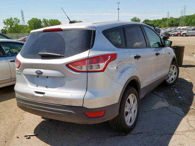 1FMCU0F71DUD93863 - 2013 FORD ESCAPE S SILVER photo 4